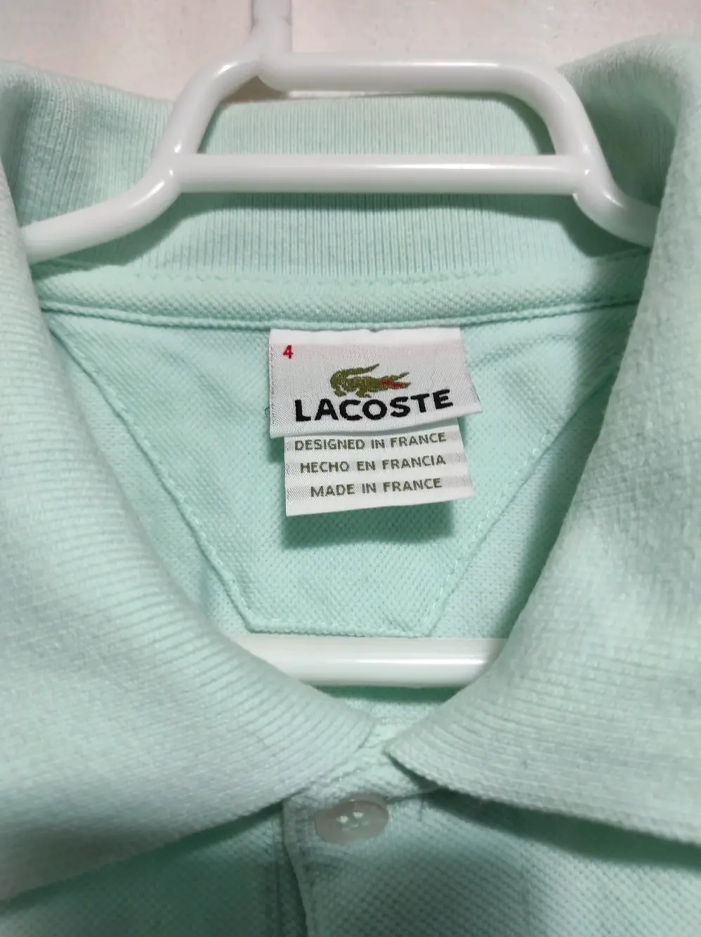 Polo Lacoste talla 4 M, foto 2