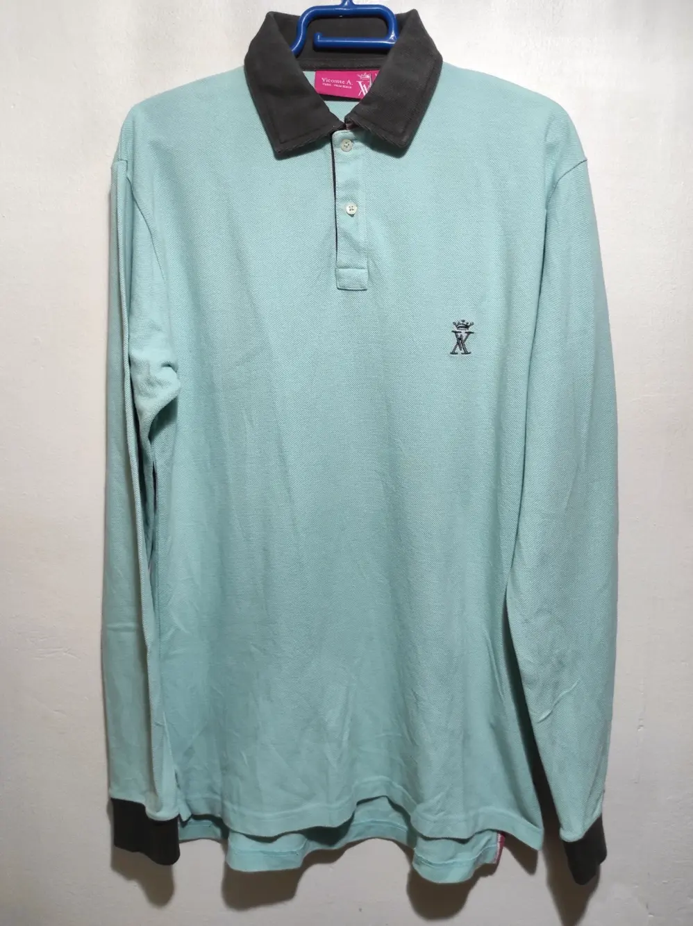 Polo manga larga Vicome A talla M