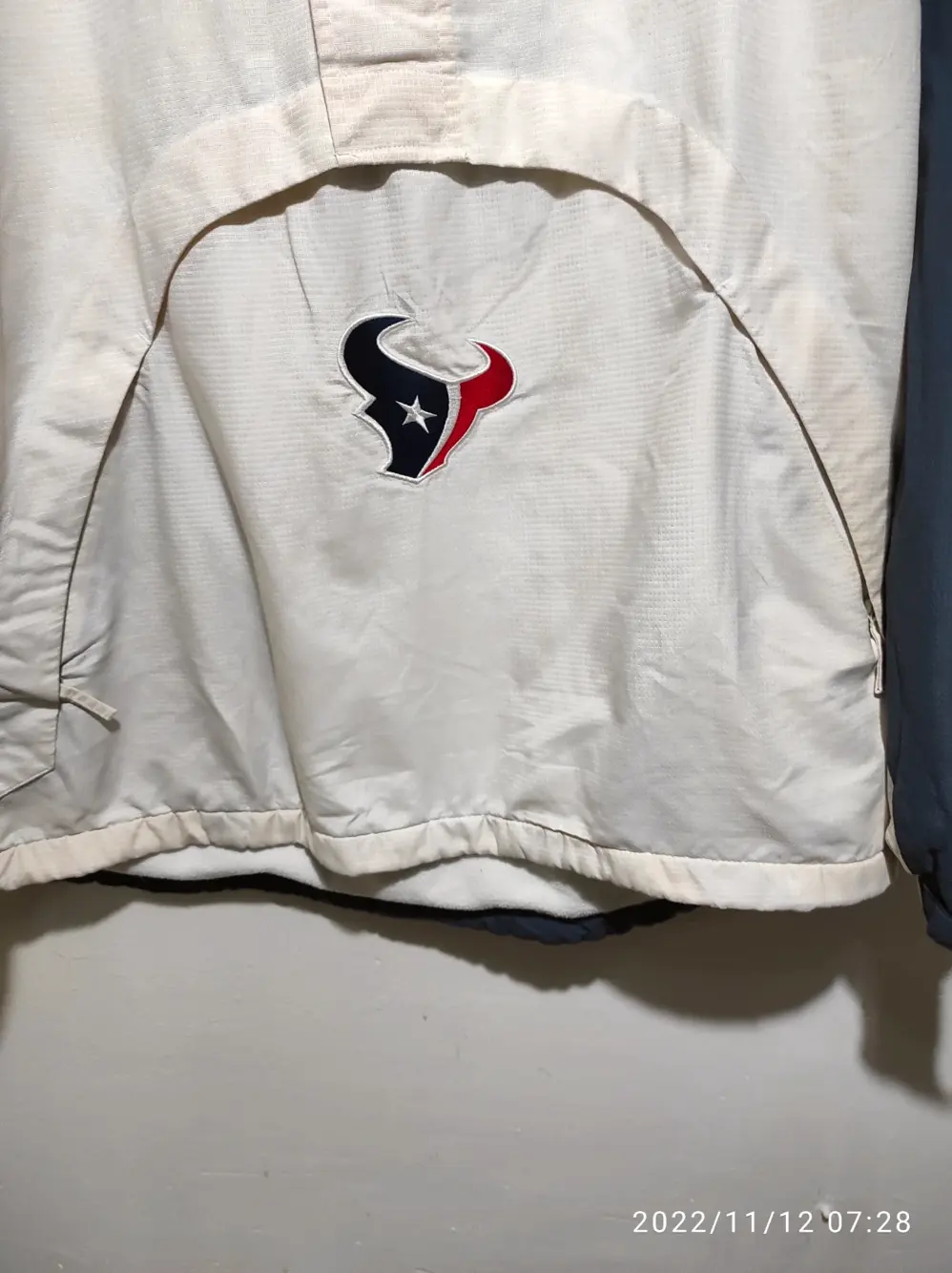 Chaqueta vintage forro polar NFL Houston Texans talla L Reebok, foto 2