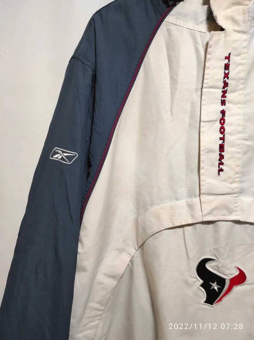 Chaqueta vintage forro polar NFL Houston Texans talla L Reebok, foto 4