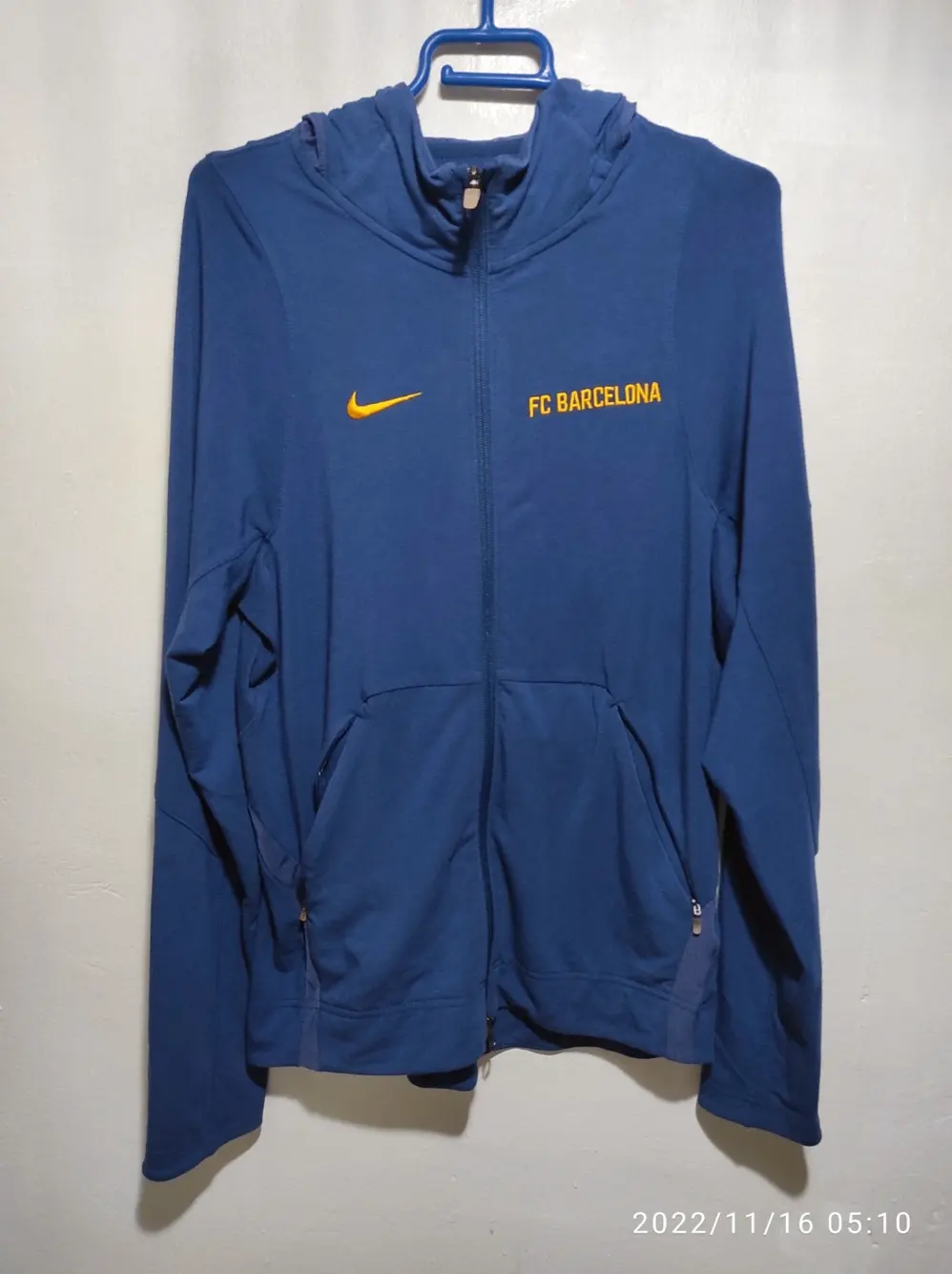 Sudadera con capucha y cremallera Fc Barcelona Nike talla S