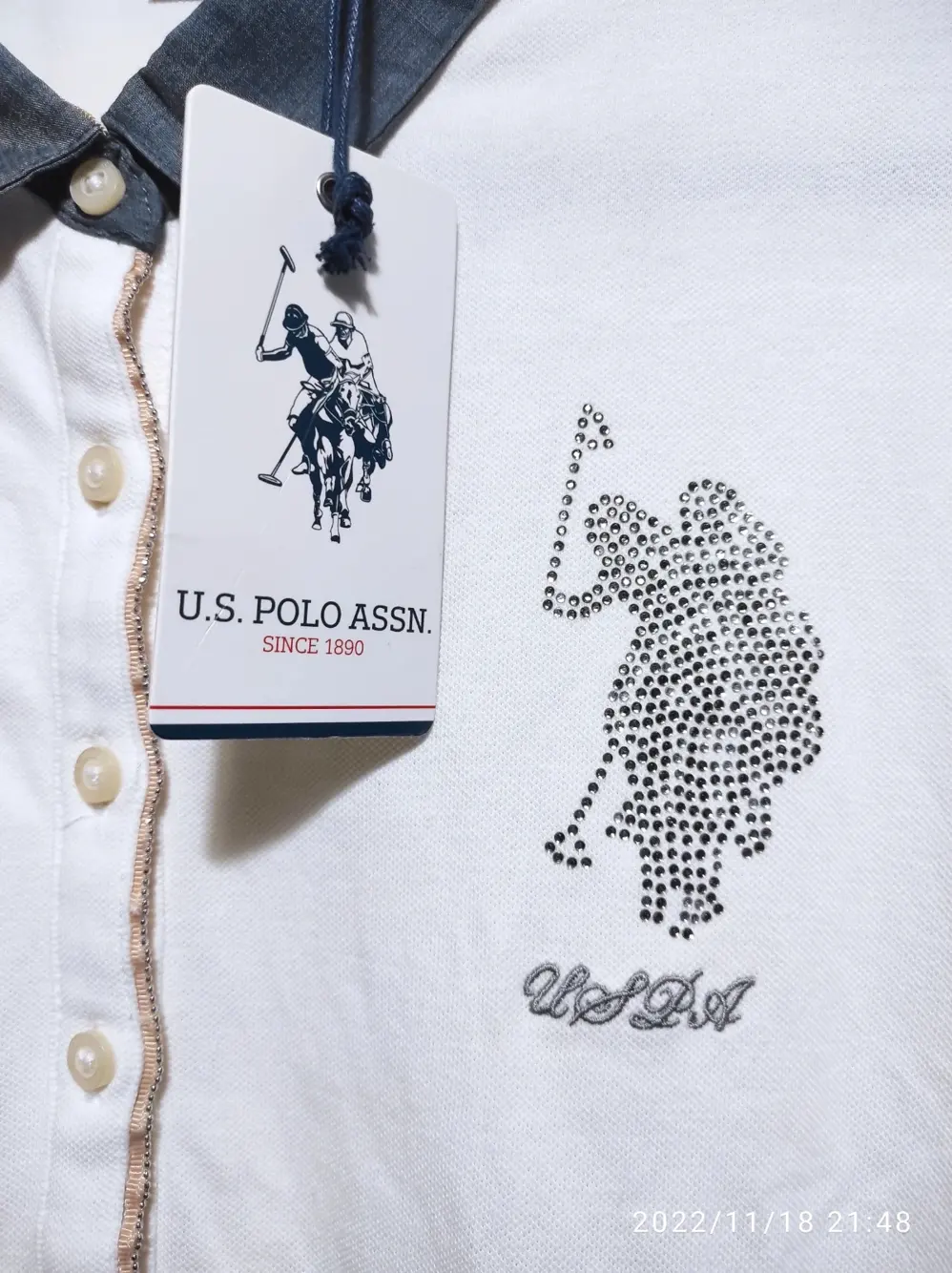 Polo manga larga U.S.Polo Assn.talla L, foto 2