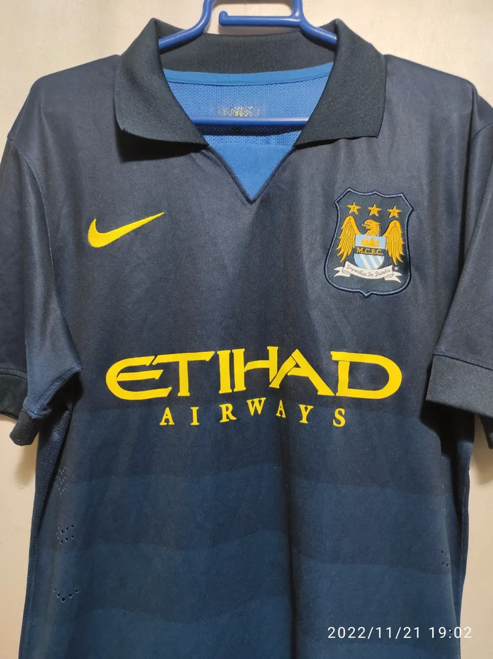 Camiseta Manchester city Nike talla M ver medidas, foto 4