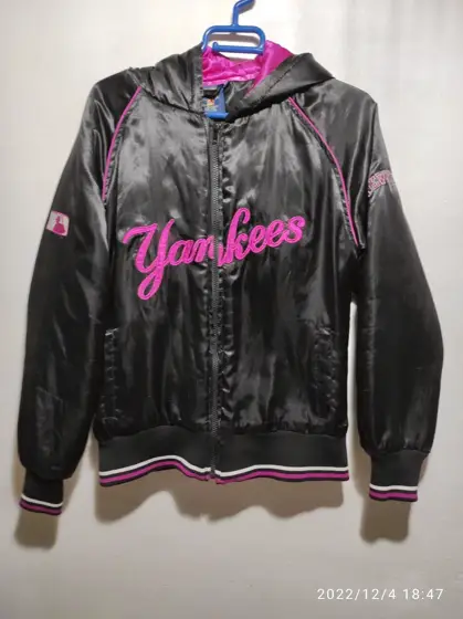 Chaqueta acolchada con capucha New York yankees Majestic talla M