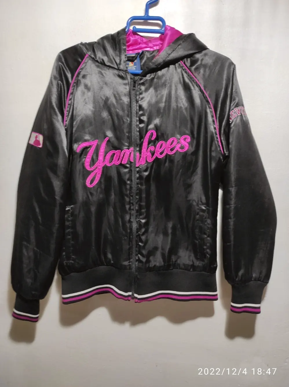 Chaqueta acolchada con capucha New York yankees Majestic talla M
