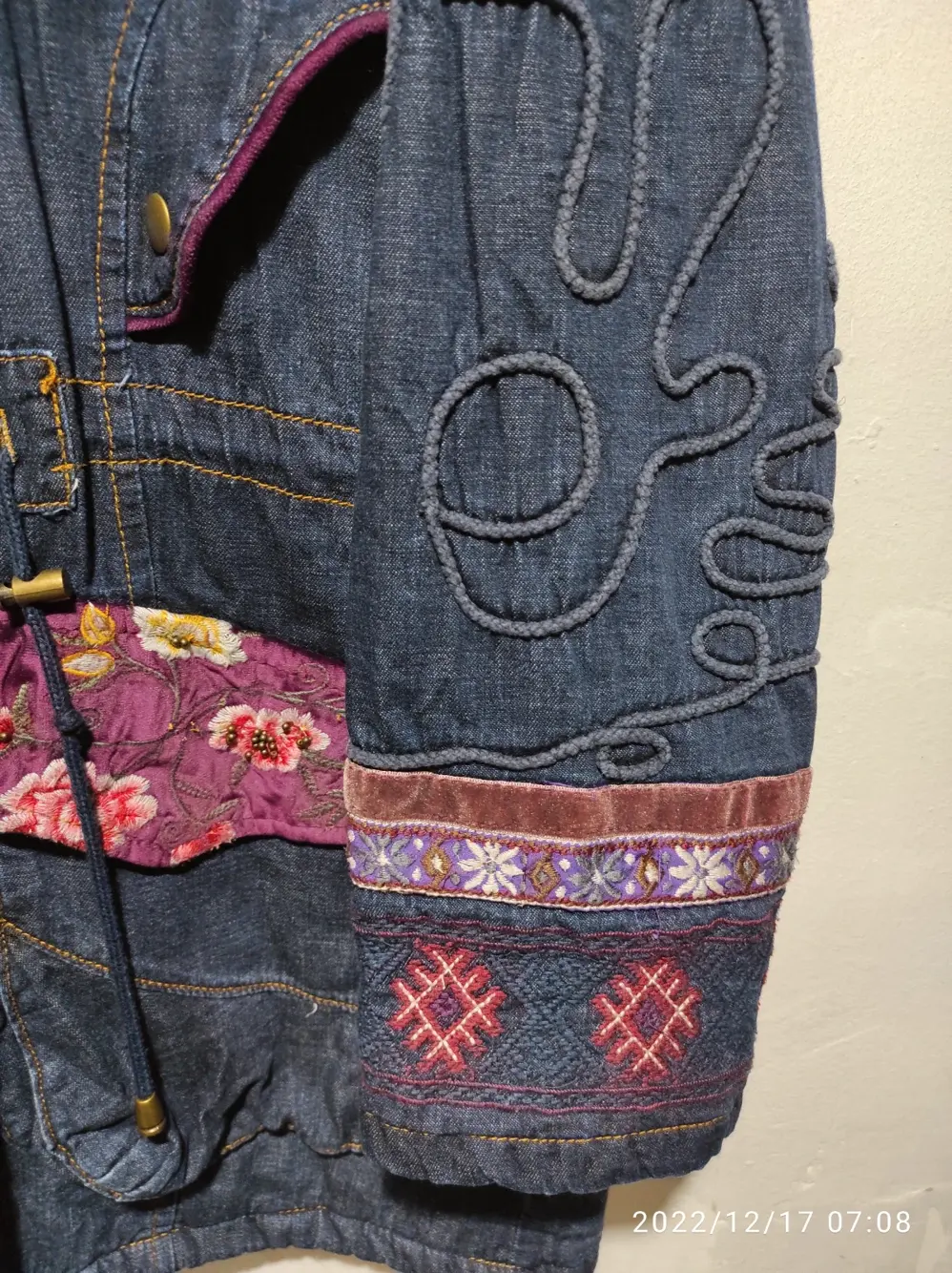 Parka abrigo con capucha Desigual talla 36 S, foto 2