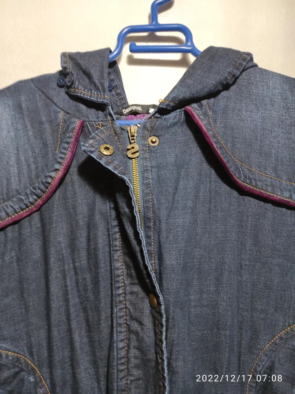 Parka abrigo con capucha Desigual talla 36 S, foto 5