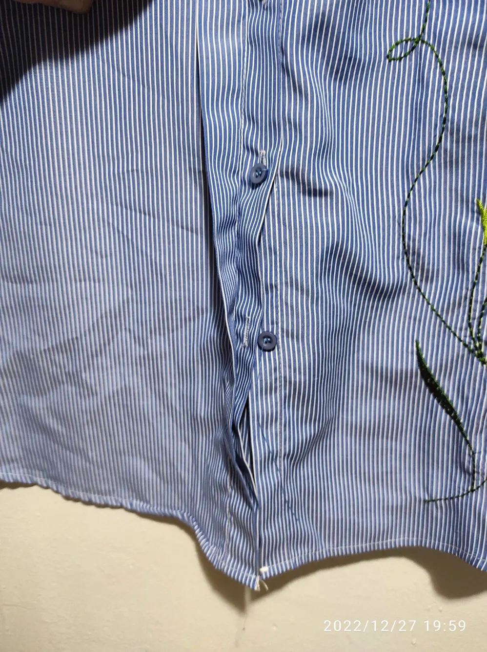 Camisa brodada manga larga Mapro talla XL, foto 4