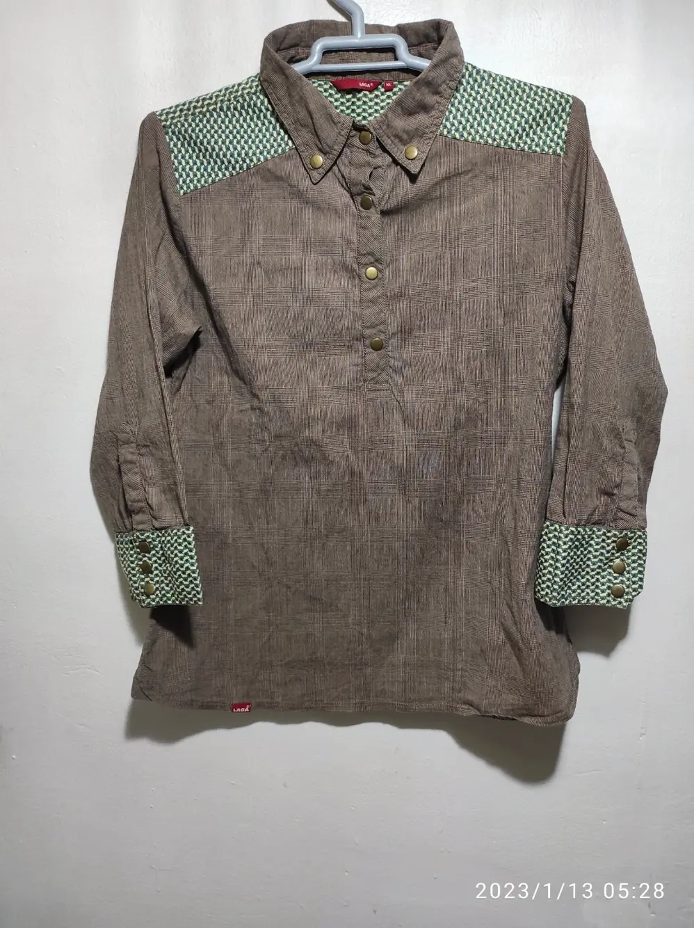 Camisa manga 3/4 Laga talla XL