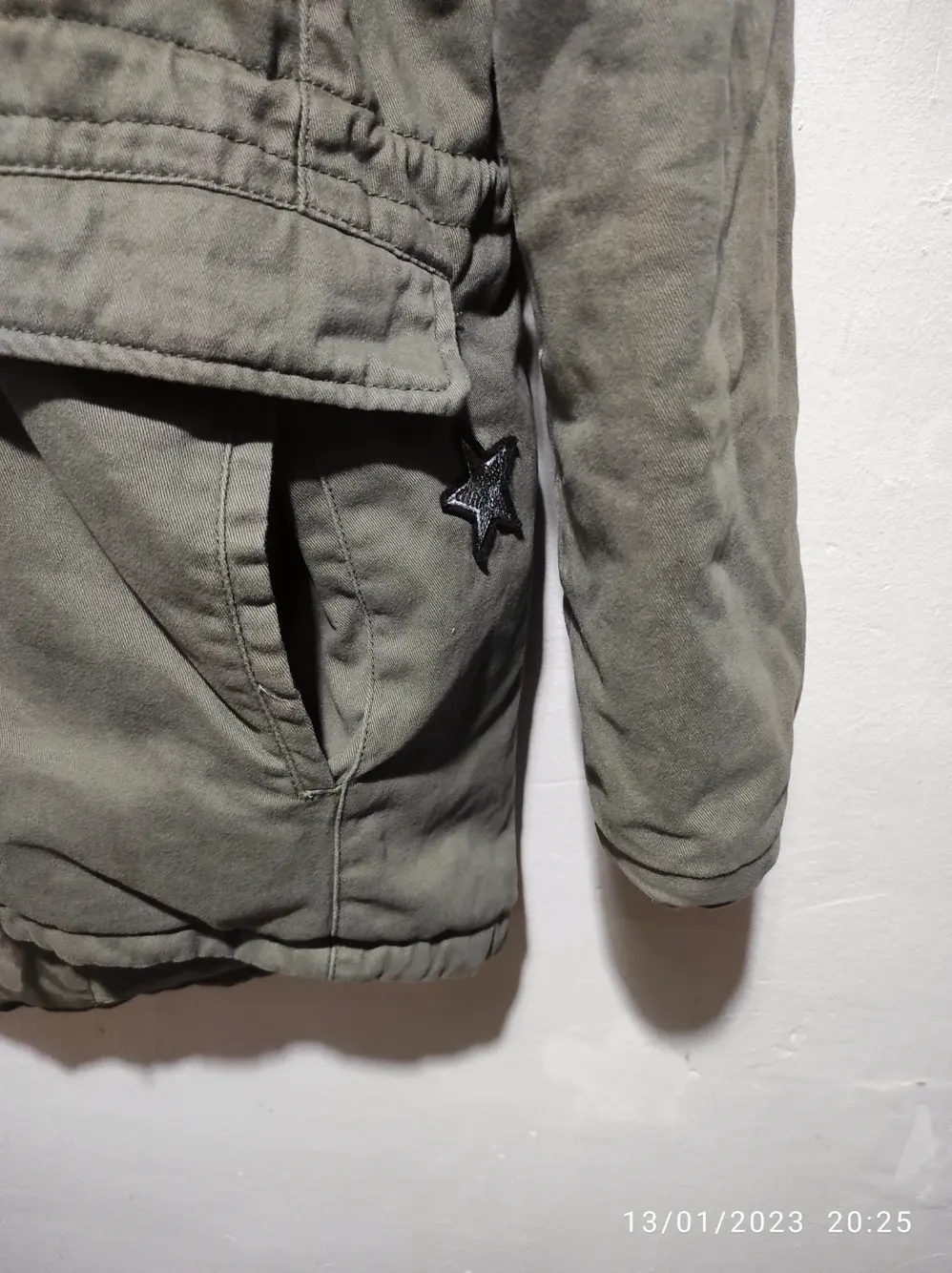 Chaqueta con forro polar y capucha Only talla L, foto 2