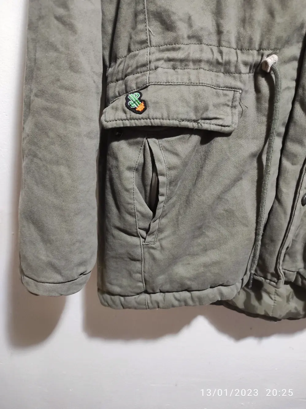 Chaqueta con forro polar y capucha Only talla L, foto 3