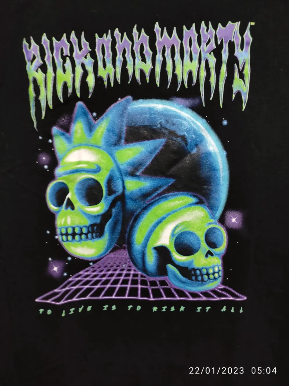 Camiseta manga corta Rick and Morty talla S, foto 2
