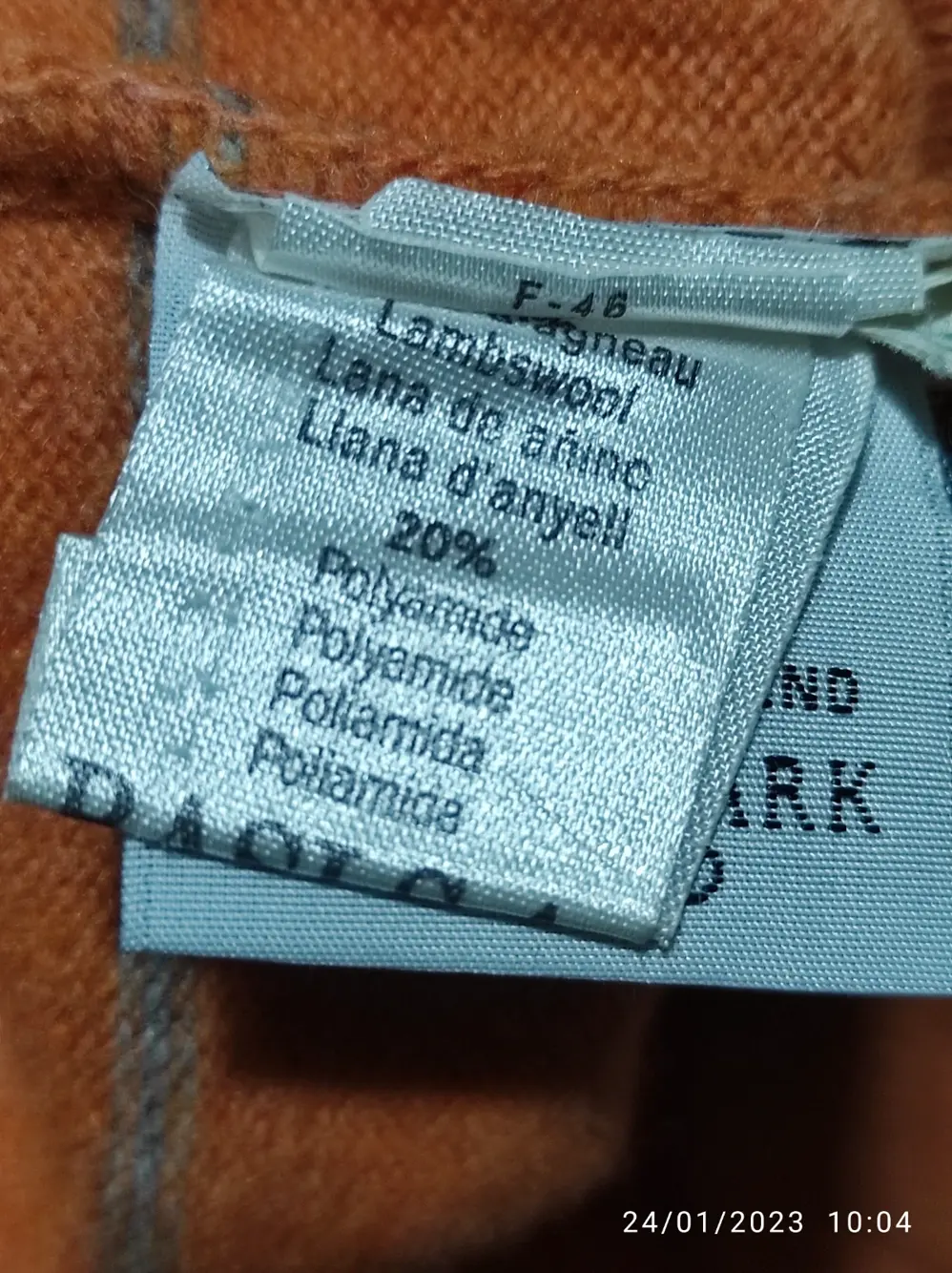 Jersey de lana Lacoste talla 6 equivale a una XL ver medidas, foto 5