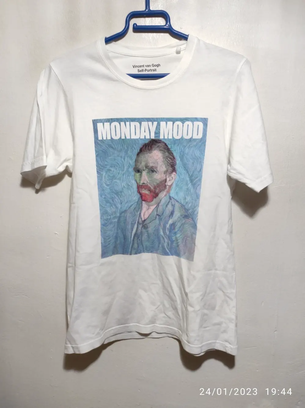 Camiseta manga corta Vicent van Gogh Pull & Bear talla S