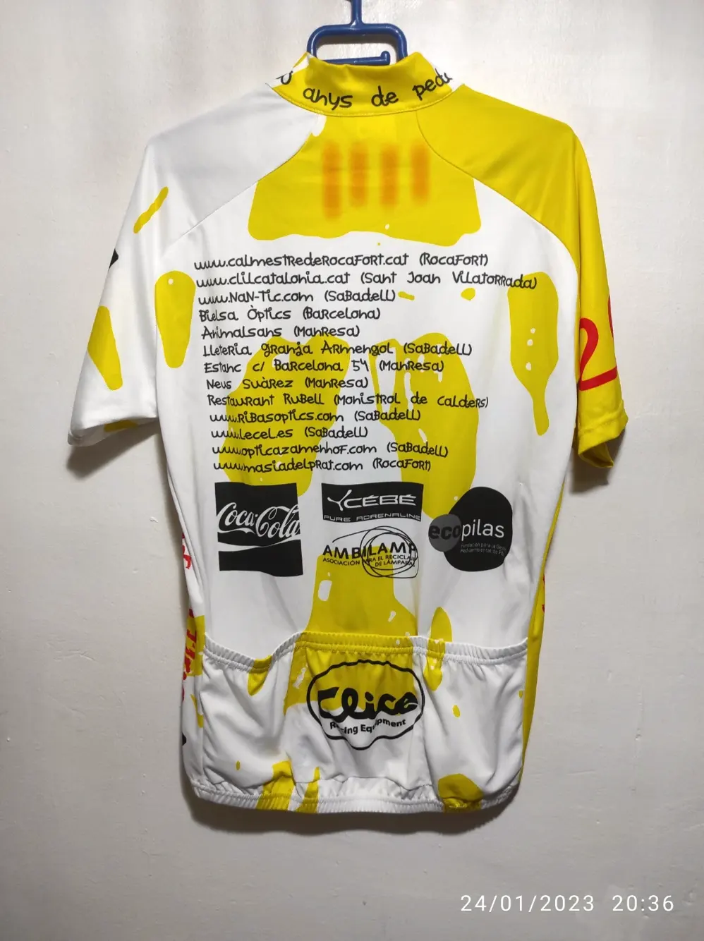 Maillot ciclismo Clice talla XL ver medidas, foto 5
