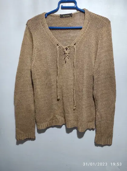 Jersey de punto Rosela talla unica sirve para M ver medidas