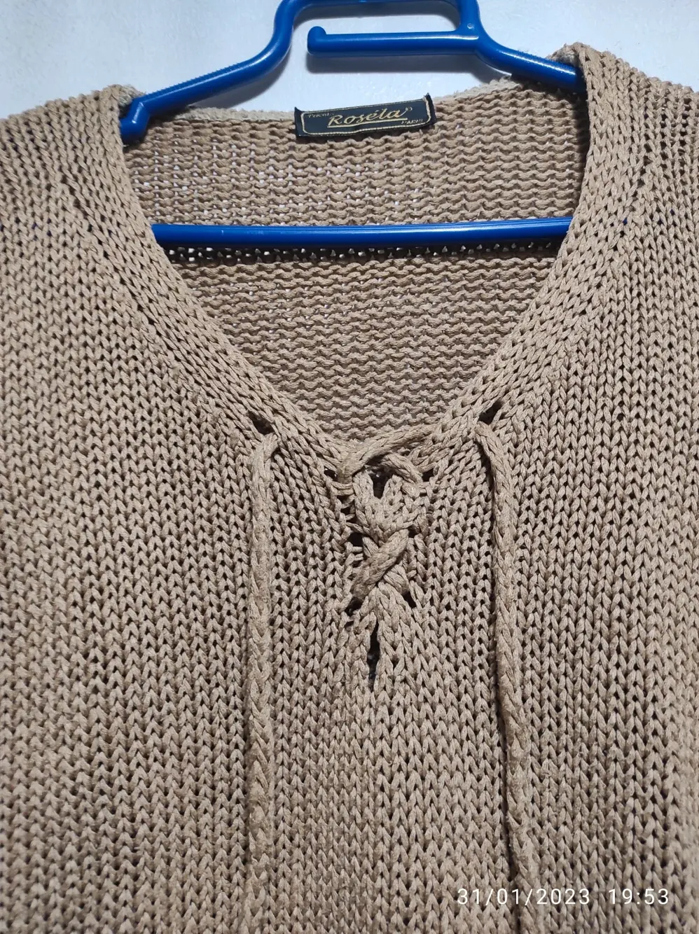 Jersey de punto Rosela talla unica sirve para M ver medidas, foto 2