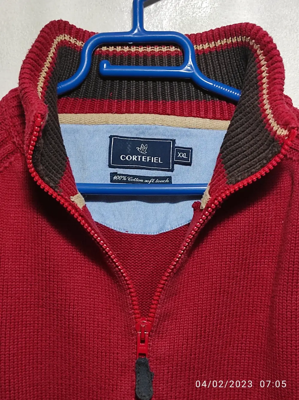 Jersey cuello alto Cortefiel talla XXL pero sirve para XL ver medidas, foto 5