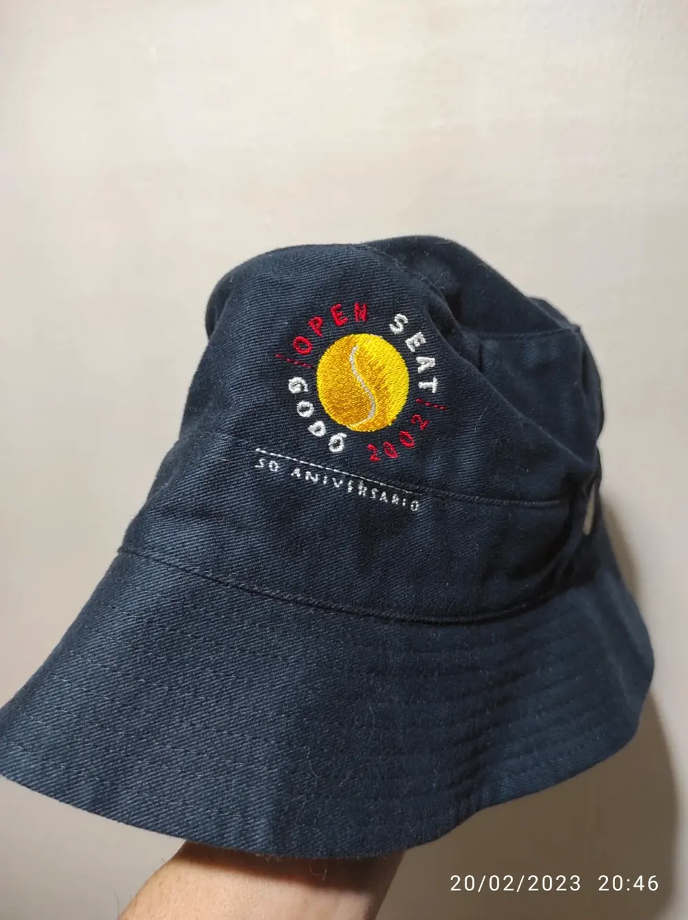 Gorro vintage Nike Open Seat Godó talla M/L, foto 3