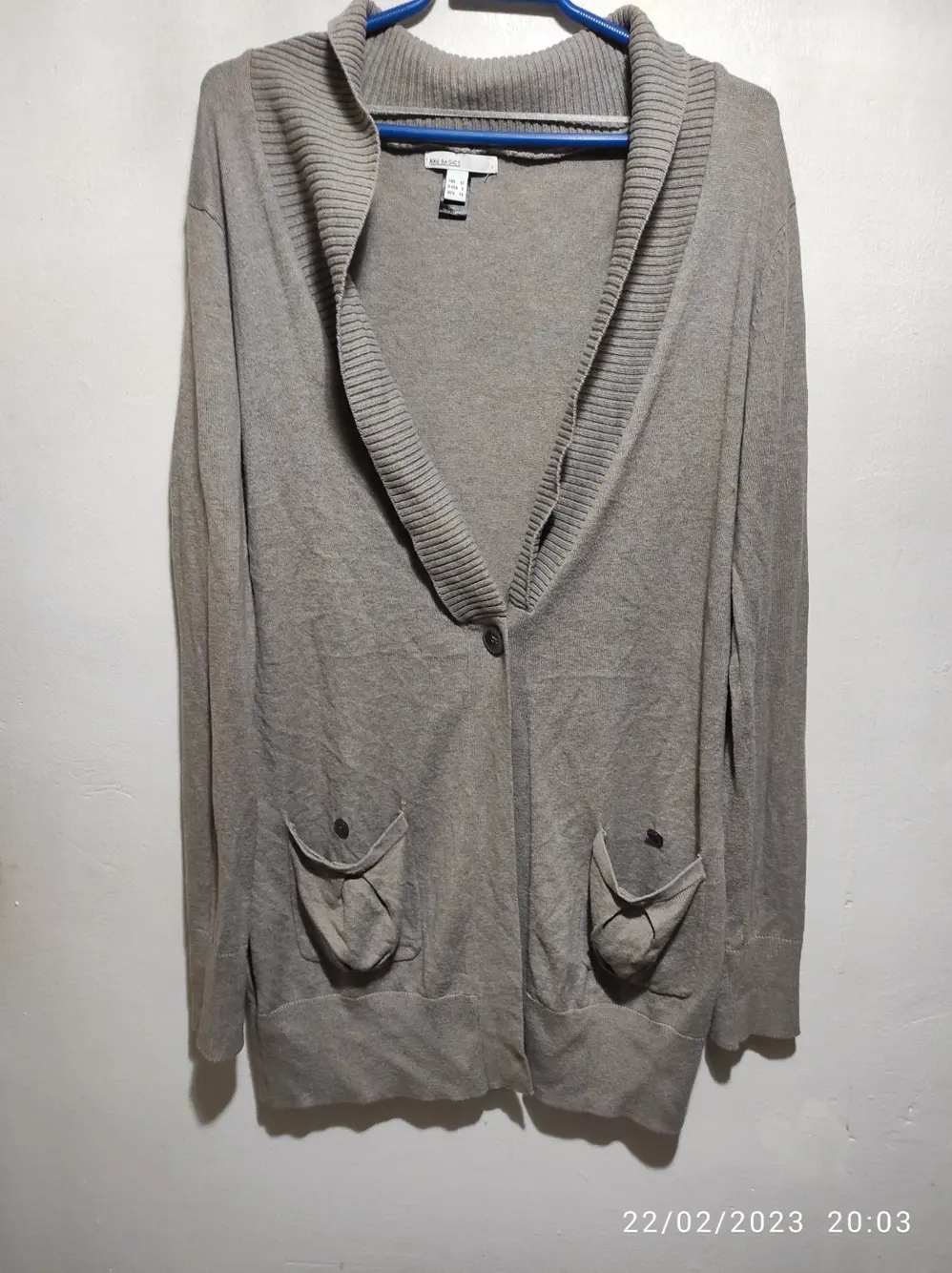 Jersey Cardigan Mango Basics talla XL