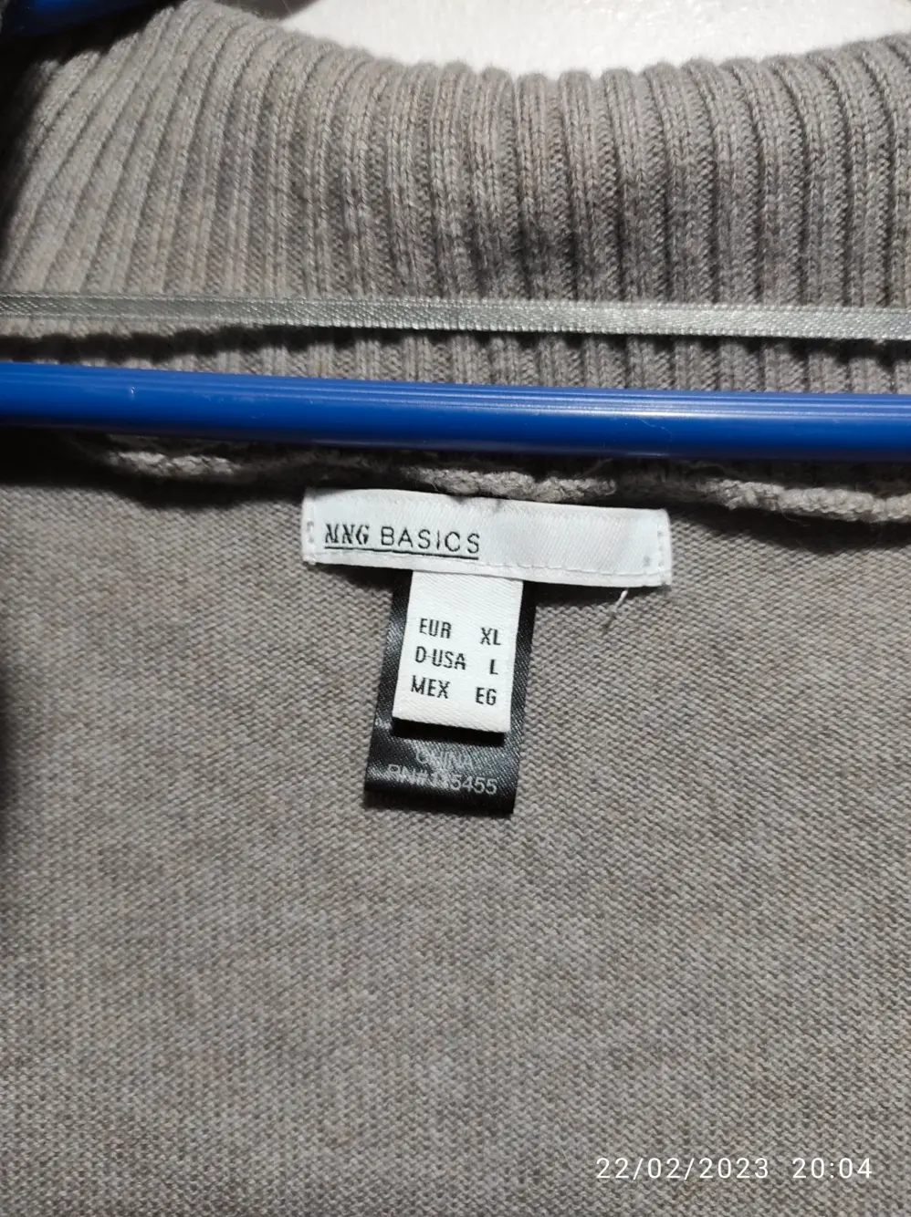 Jersey Cardigan Mango Basics talla XL, foto 3