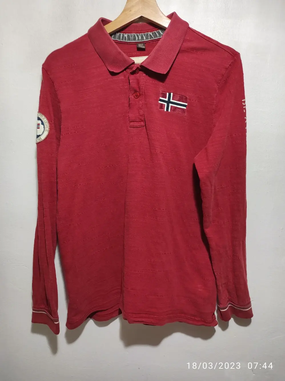 Polo manga larga Napapijri talla M