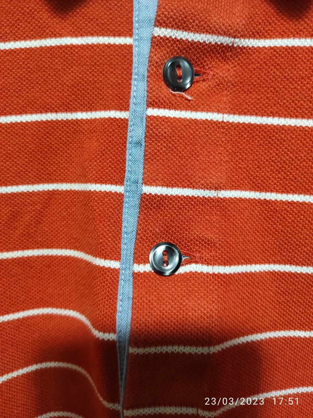 Polo a rayas Lacoste talla 5 equivale a una L ver medidas, foto 3