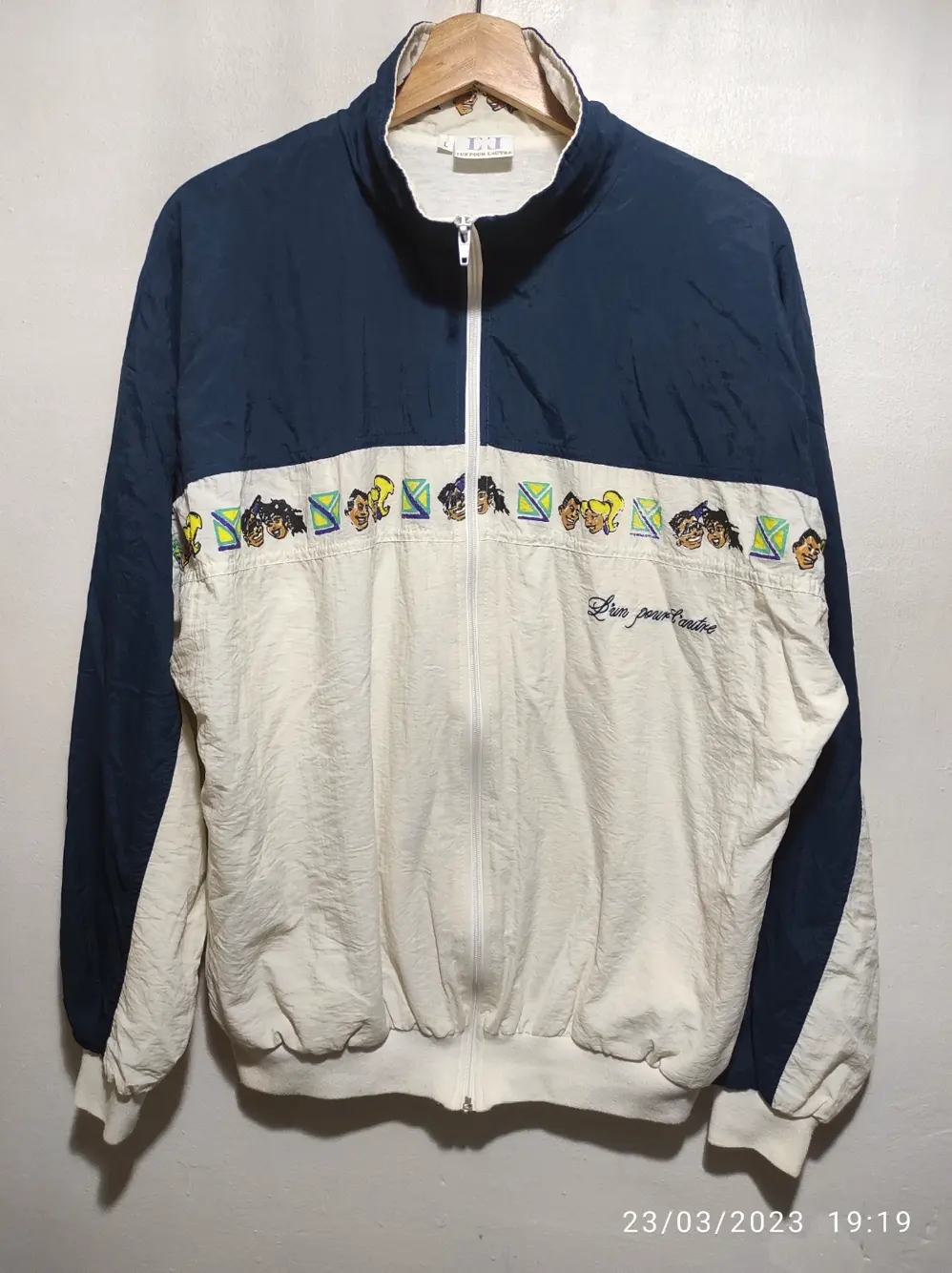 Chaqueta vintage L'un pour l'autre talla L unisex ver medidas