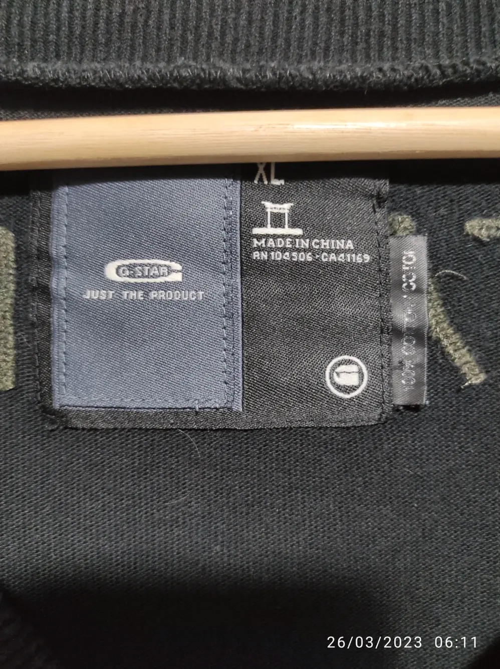 Jersey cuello de pico G-star raw talla XL sirve para L ver medidas, foto 3