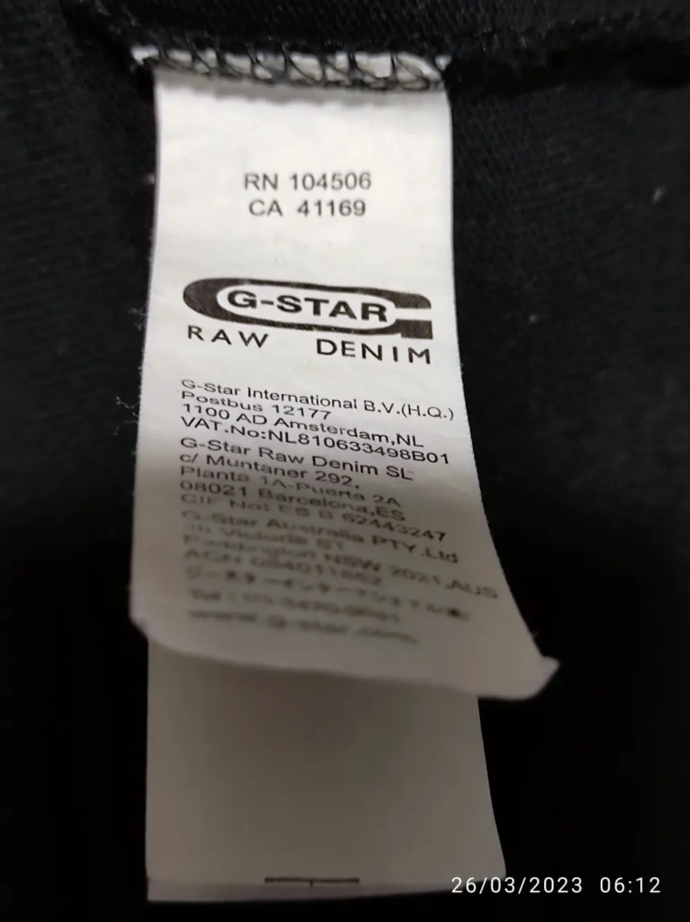 Jersey cuello de pico G-star raw talla XL sirve para L ver medidas, foto 4