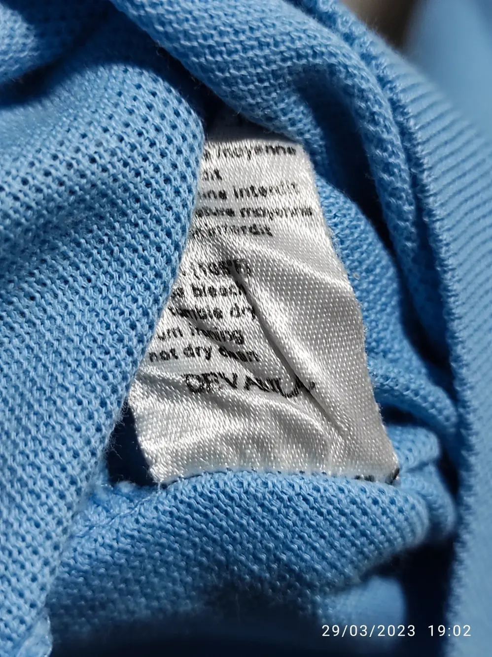 Polo manga corta Lacoste talla 5 equivale a una L ver medidas, foto 3