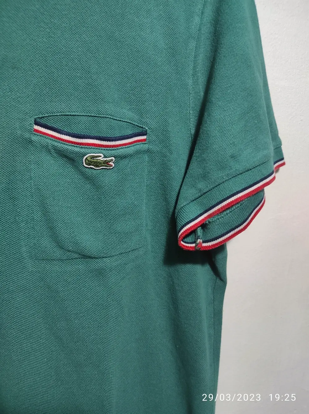 Polo manga corta Lacoste LIVE talla 6 XL pero sirve para L ver medidas, foto 2