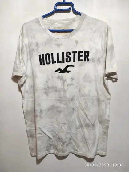 Camiseta manga corta Hollister talla L