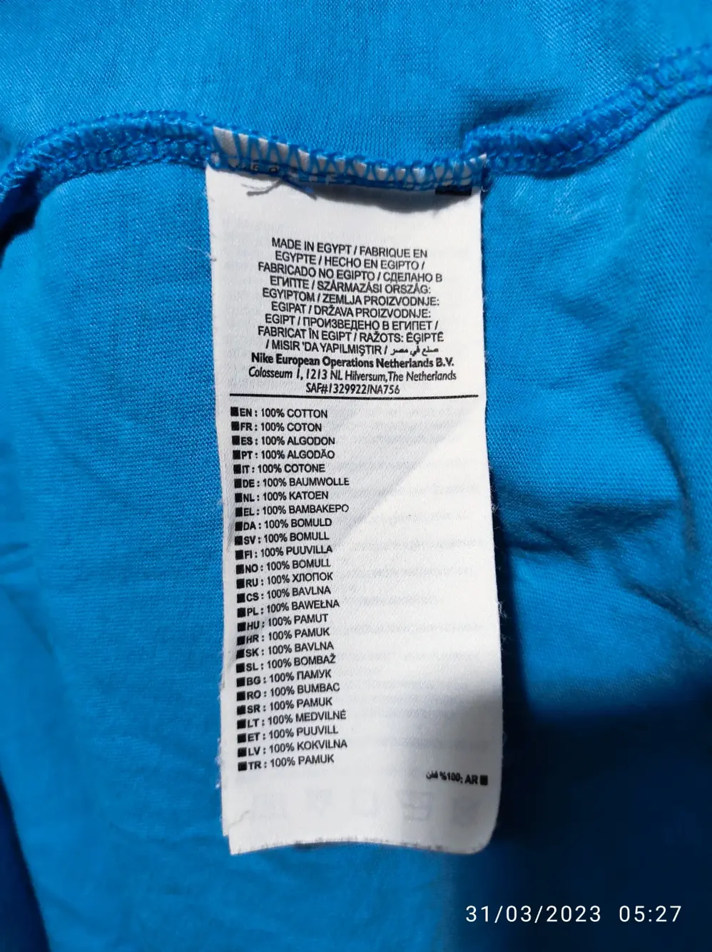 Camiseta manga corta Nike tee talla XL, foto 3