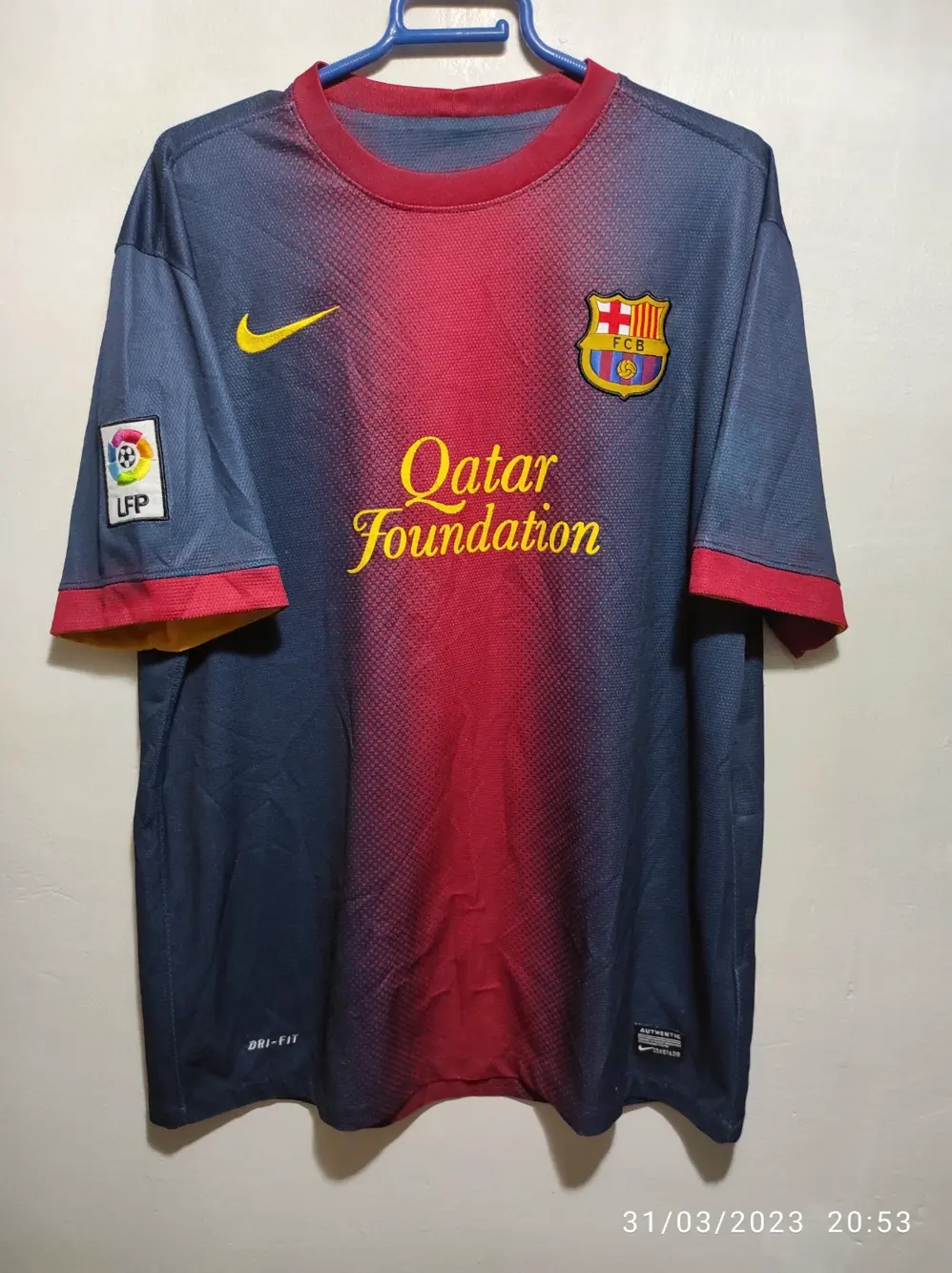 Camiseta Fc Barcelona temporada 12/13 talla XL
