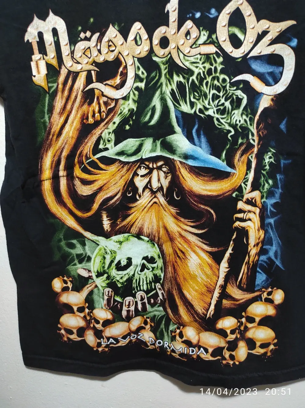 Camiseta manga corta Mago de Oz talla M sirve para S ver medidas unisex, foto 2