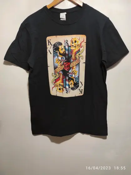 Camiseta manga corta Sergio el barbero gildan talla M
