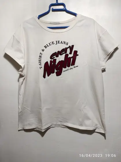 Camiseta manga corta Mango casual talla L