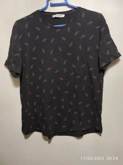 Camiseta manga corta Mango basics talla L