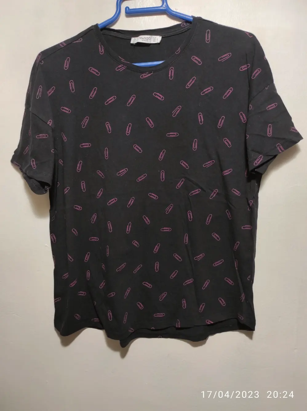 Camiseta manga corta Mango basics talla L