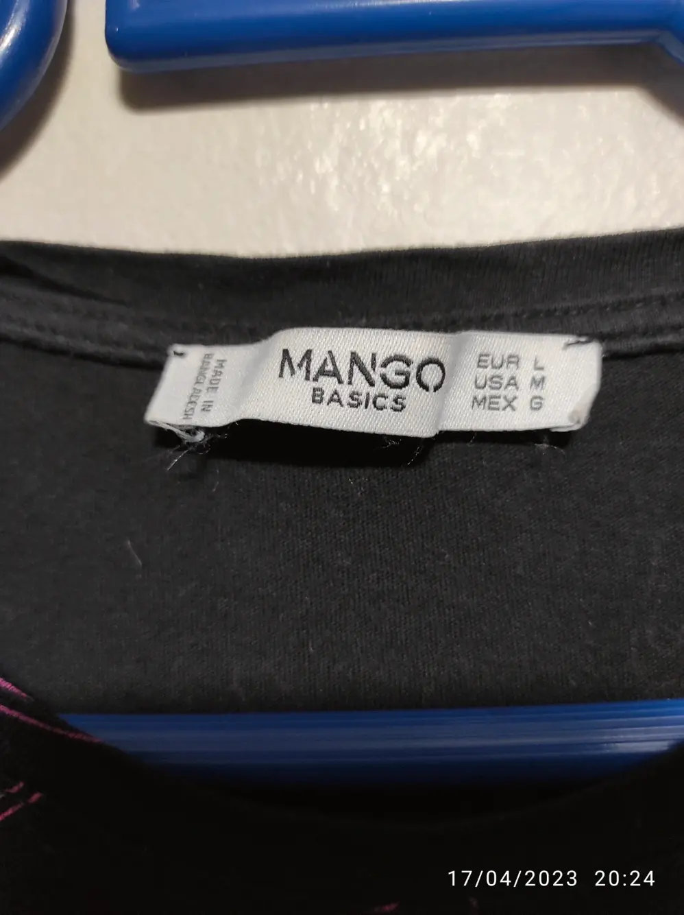 Camiseta manga corta Mango basics talla L, foto 2