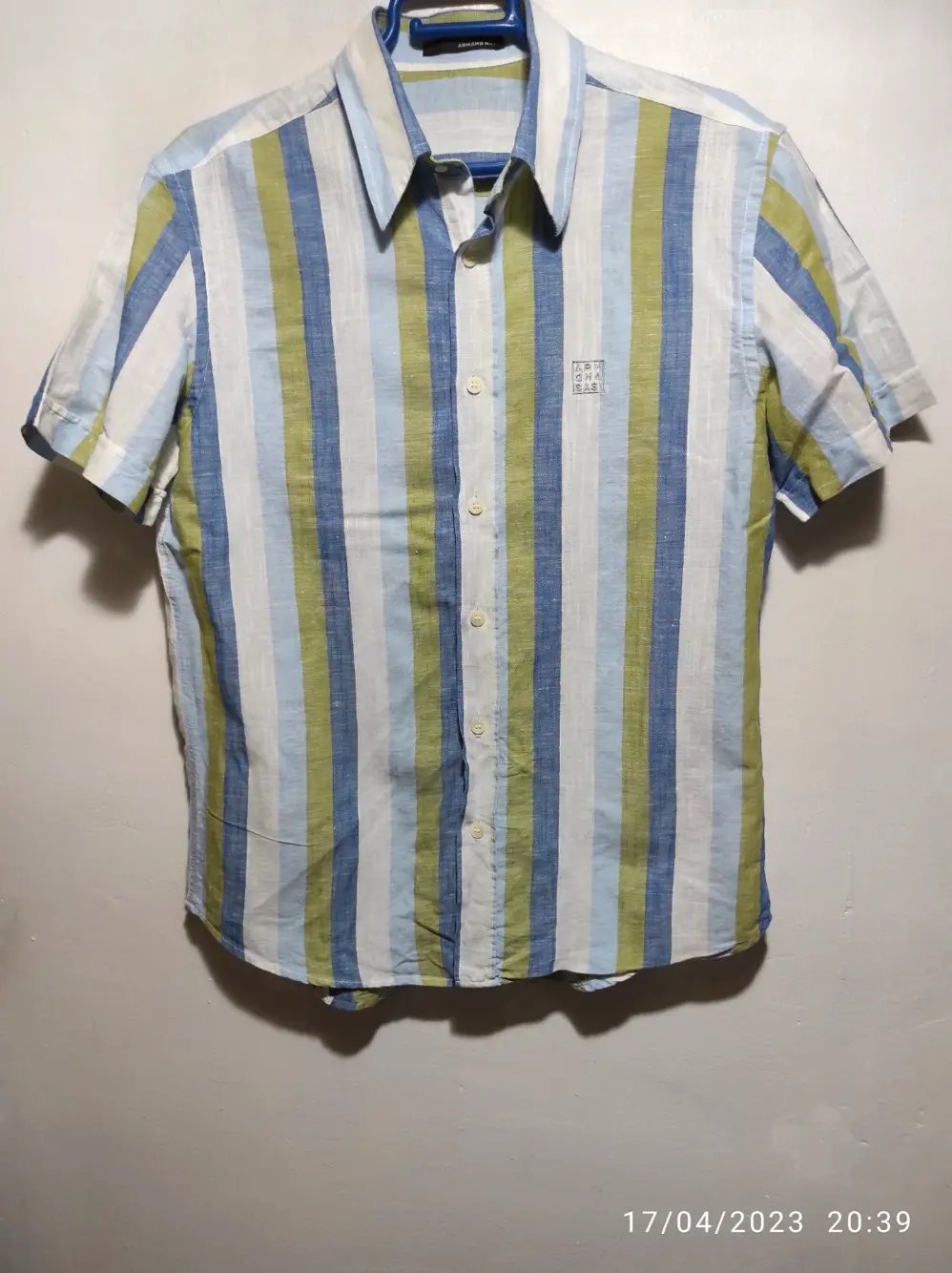 Camisa a rayas manga corta Armand basi talla M