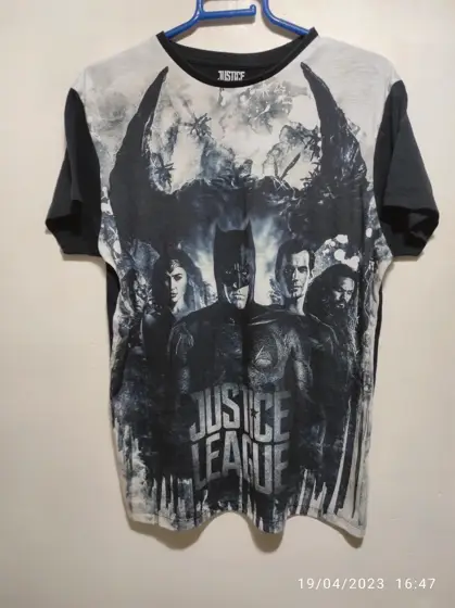 Camiseta manga corta Liga de la justícia talla M