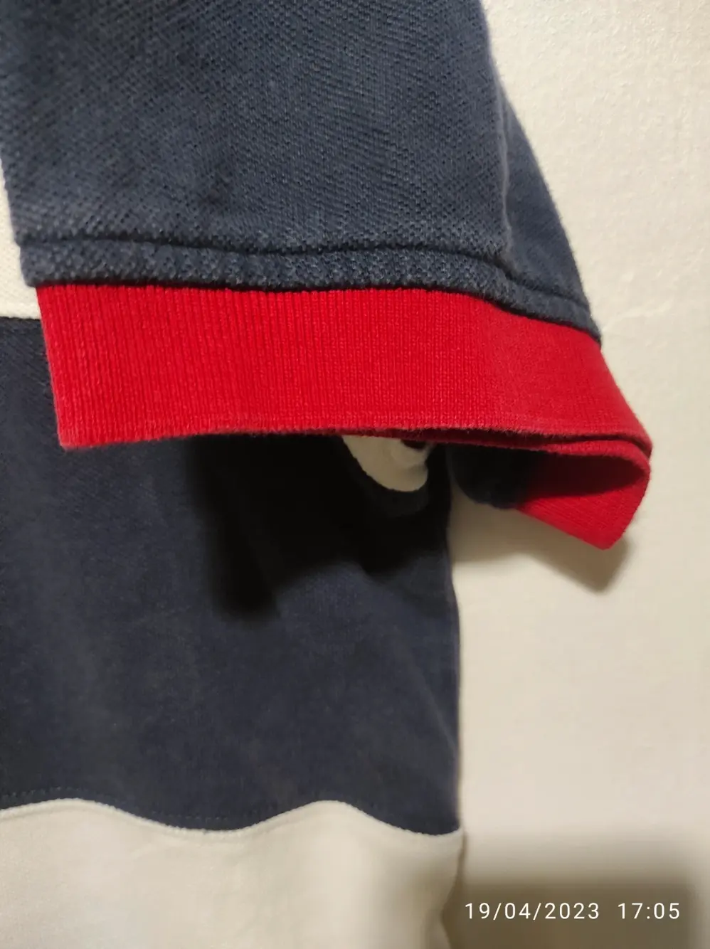 Polo a rayas manga corta Tommy Hilfiger talla L, foto 5