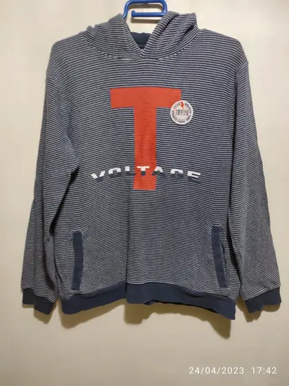 Sudadera con capucha Tiffosi talla 13/14 Años sirve para S