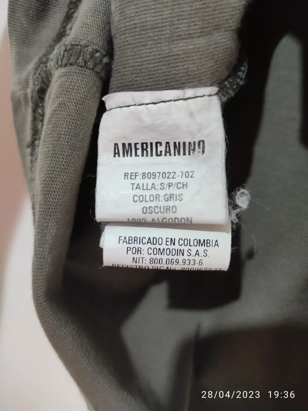 Camiseta manga corta Americanino talla S, foto 5
