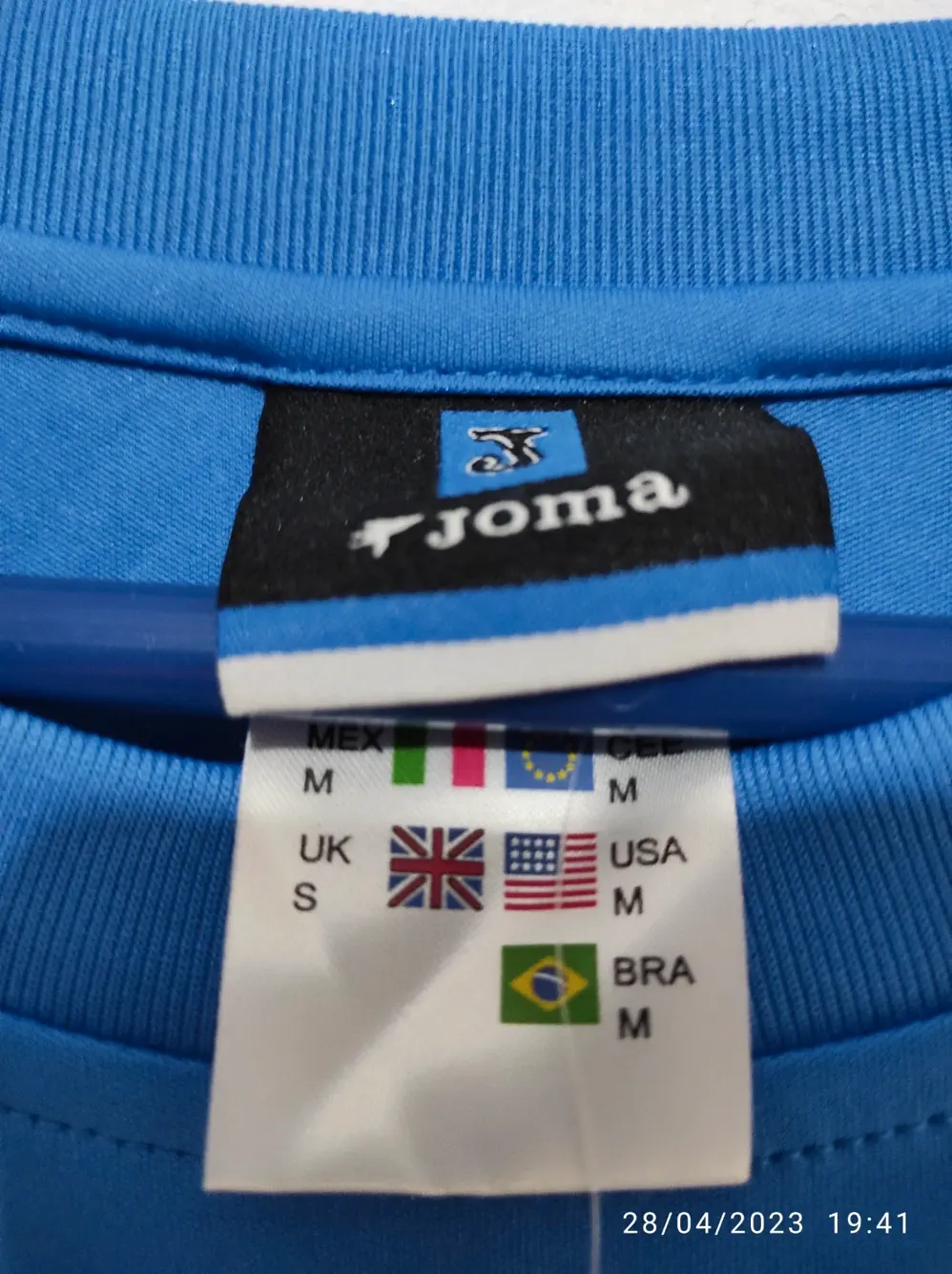Camiseta manga corta Joma talla M sirve para L ver medidas, foto 4
