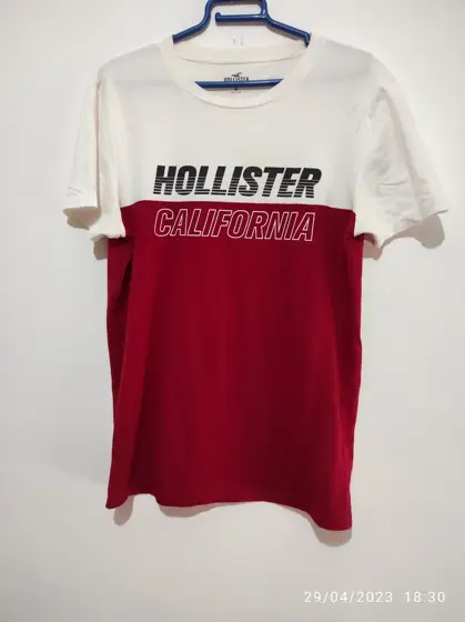 Camiseta manga corta Hollister talla M