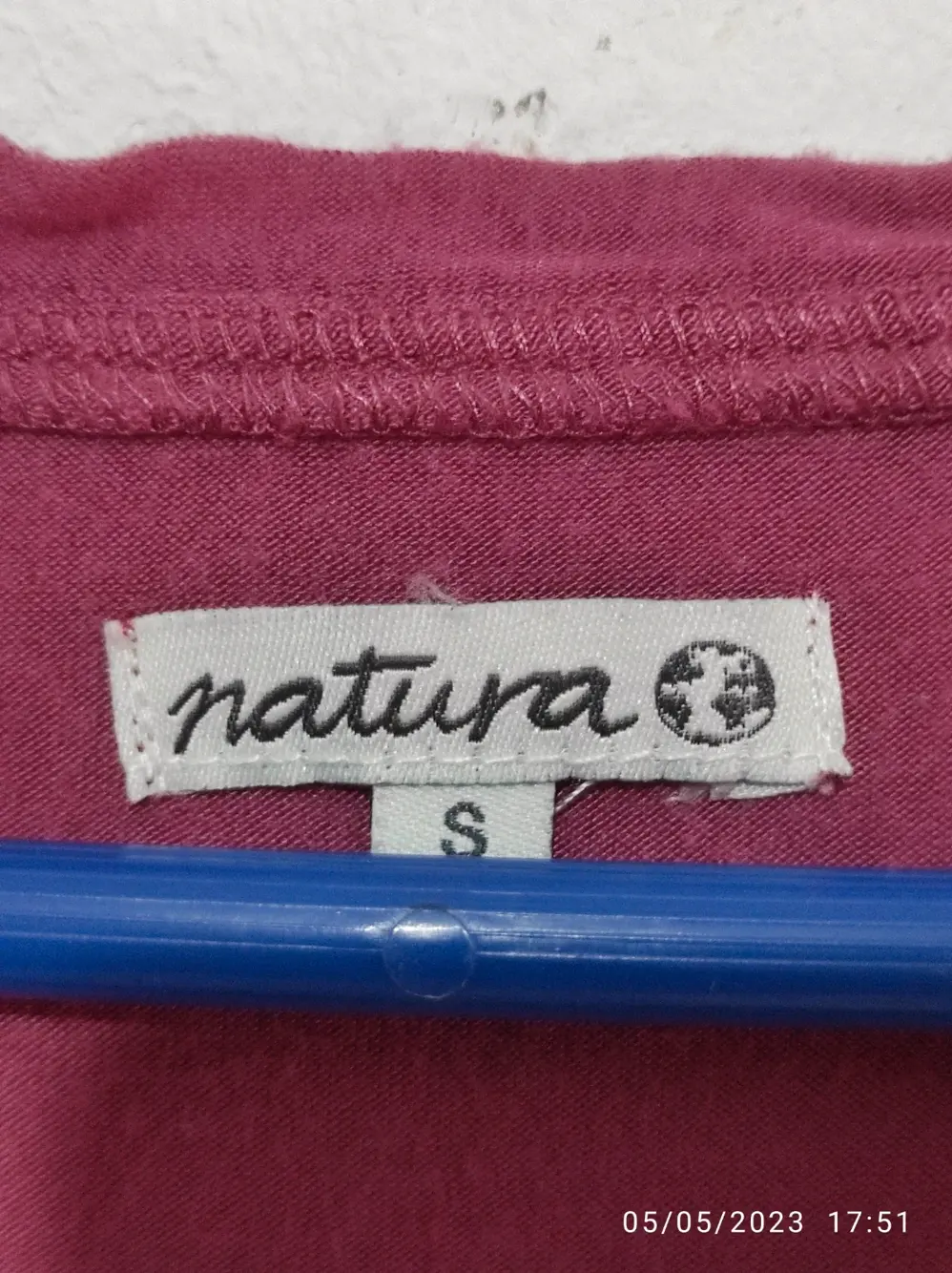 Camiseta manga corta Natura talla S, foto 2