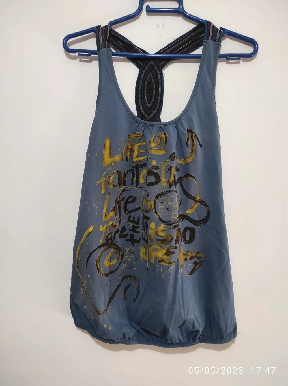 Camiseta blusa sin mangas Desigual talla S